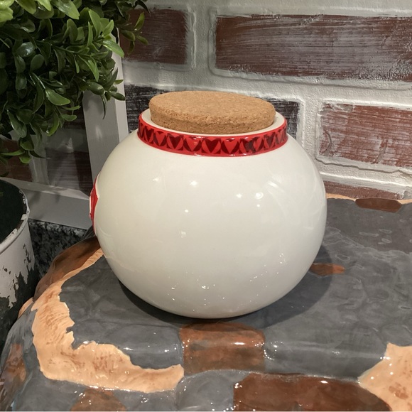 Ceramic crafted & corked “Love” jar.  Great gift idea.  Very gently used. - Picture 4 of 10